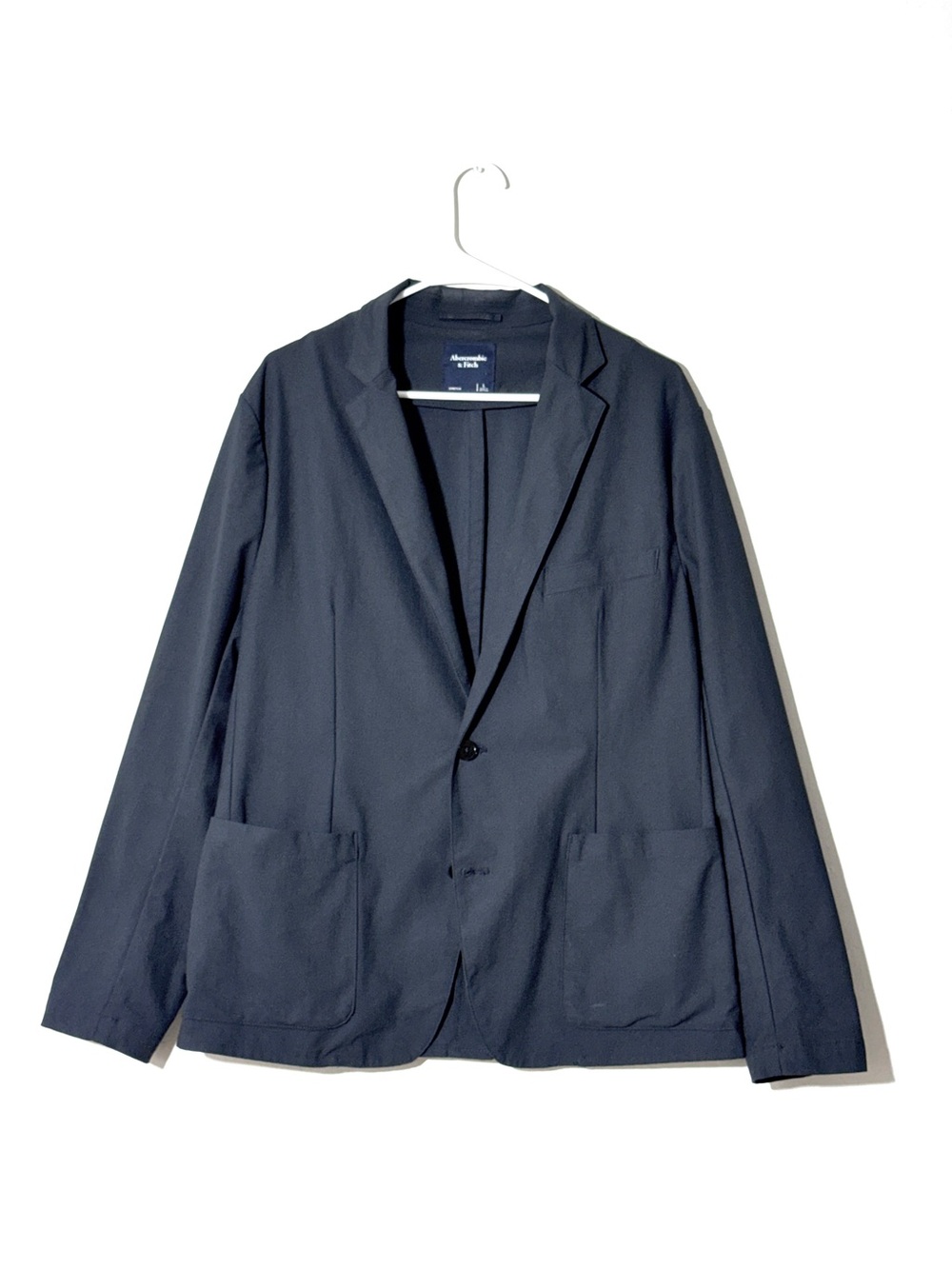 Abercrombie and Fitch Black Casual Jacket - stretch